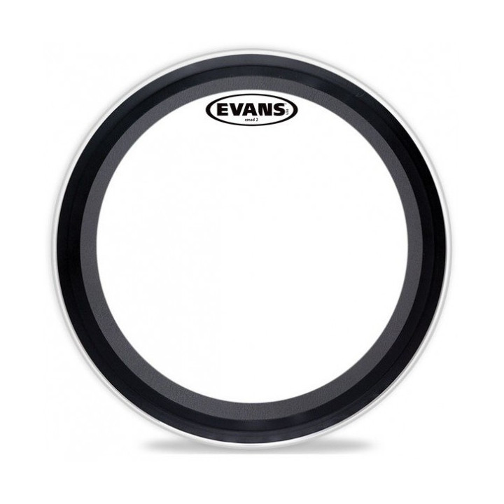 PARCHE EVANS BOMBO 22''  EMAD2  TRANSPARENTE