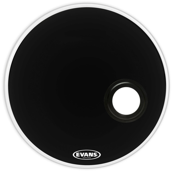 PARCHE EVANS BOMBO 22'' RESONANTE EMAD NEGRO