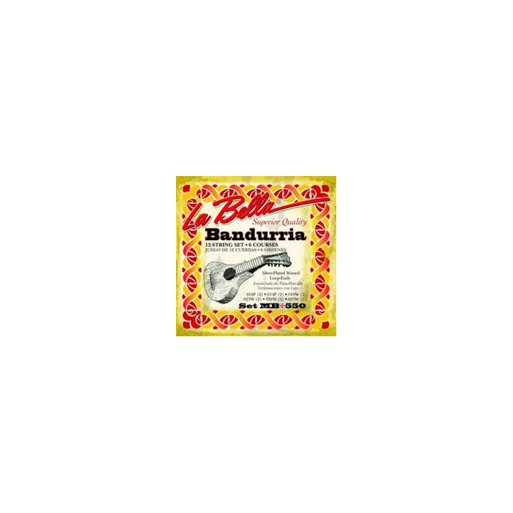 JUEGO CUERDAS BANDURRIA LA BELLA ML 450