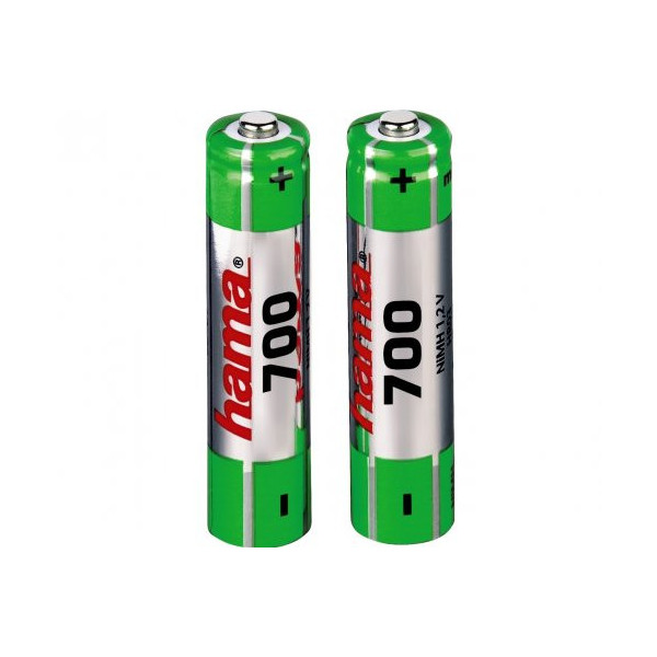 PILAS RECARGABLES  LR03 700 MAH 1,2V PACK 2 PILAS