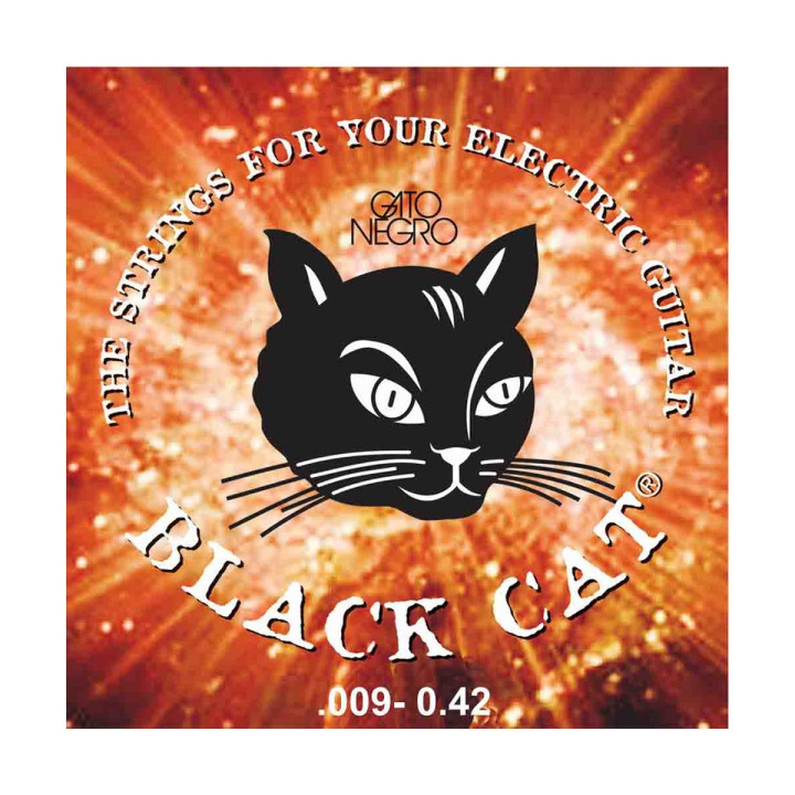 CUERDA GUITARRA ELECTRICA GATO NEGRO 0.36