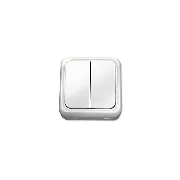 DOBLE INTERRUPTOR SERIE LEKA 65