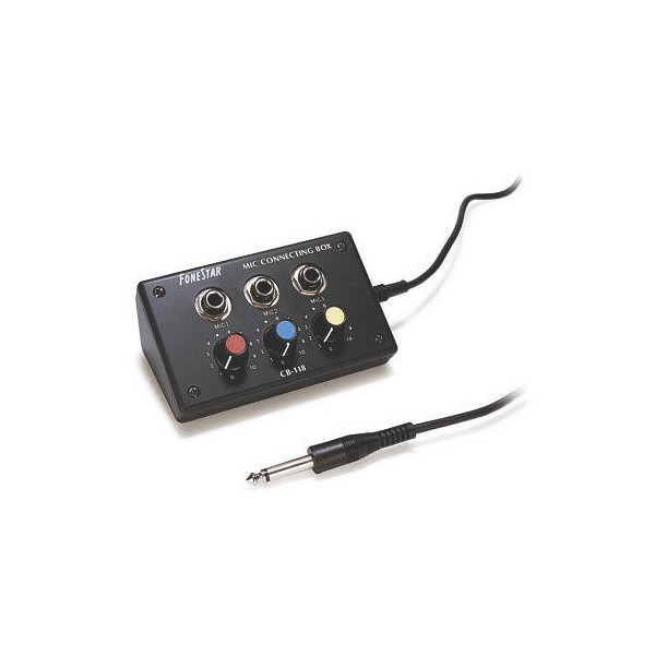 MEZCLADOR 3 MICROFONOS CB-118