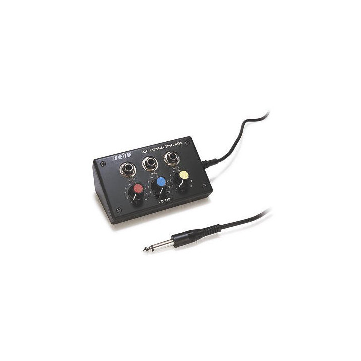 MEZCLADOR 3 MICROFONOS CB-118