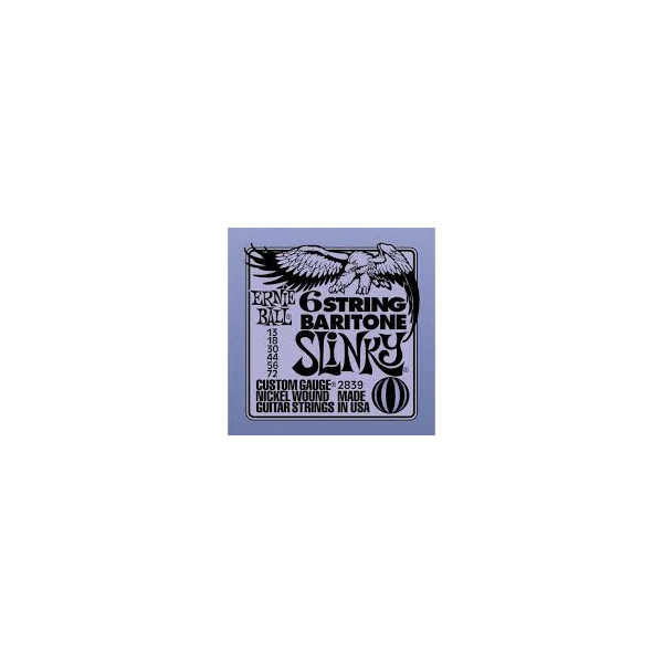 JUEGO CUERDAS ELECTRICA  ERNIE BALL SLINKY BARITONO