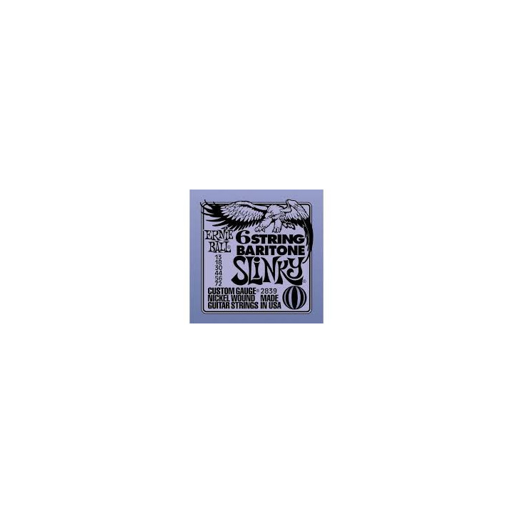 JUEGO CUERDAS ELECTRICA  ERNIE BALL SLINKY BARITONO