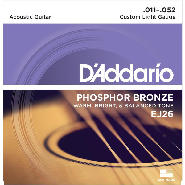 JUEGO CUERDAS ACUSTICA D'ADDARIO EJ-26