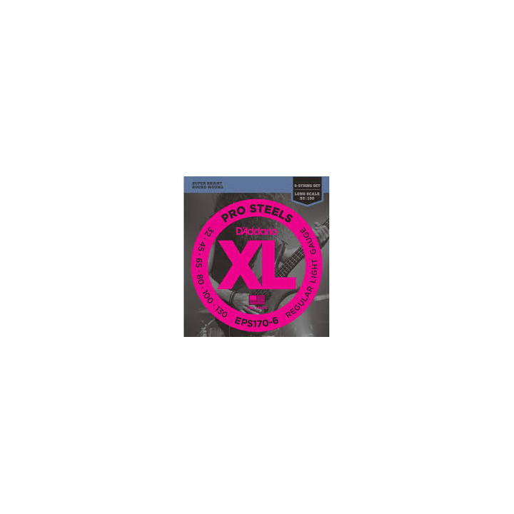 JUEGO CUERDAS BAJO ELECTRICO D'ADDARIO EPS170-6 6 CUERDAS