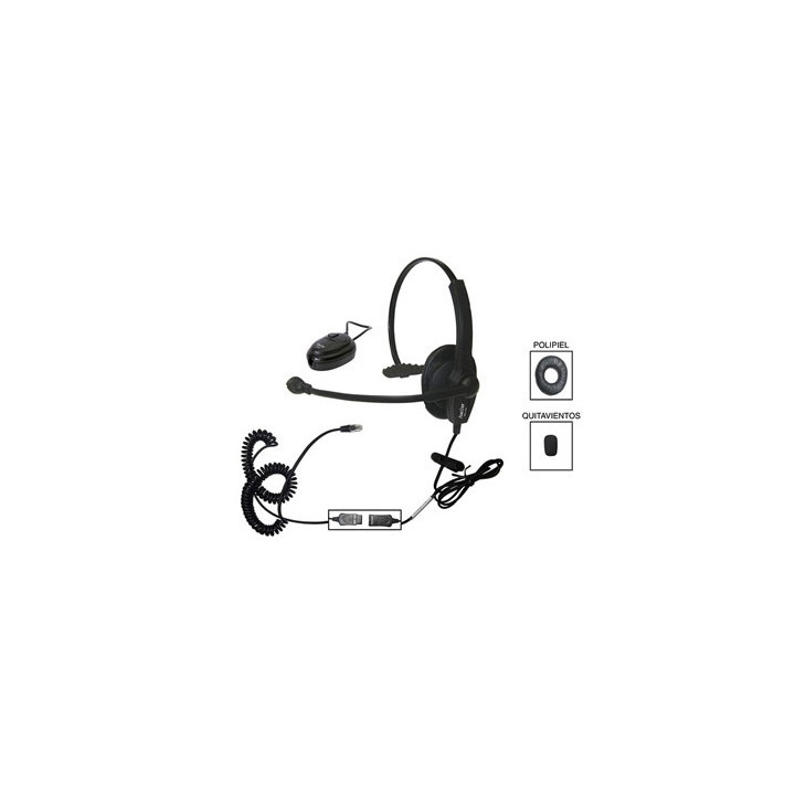 AURICULAR CON MICROFONO FONESTAR PARA TELEFONIA