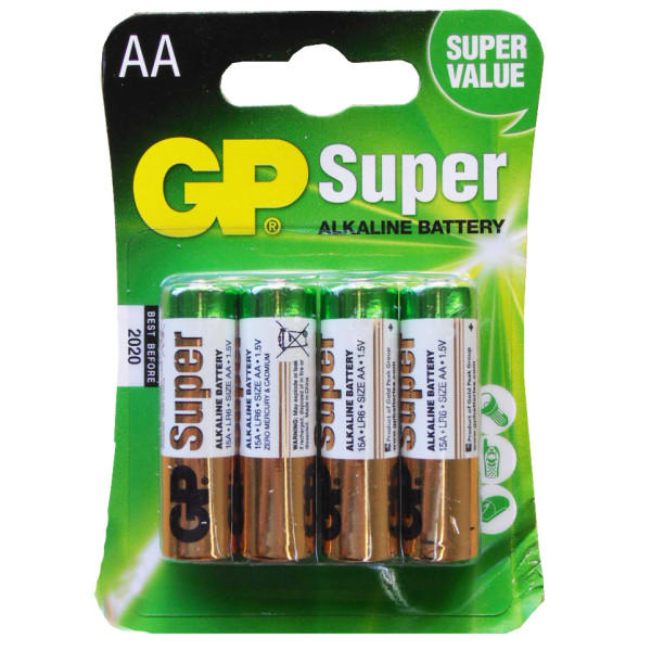 PILA ALCALINA LR06 AA BLISTER 4 UNIDADES