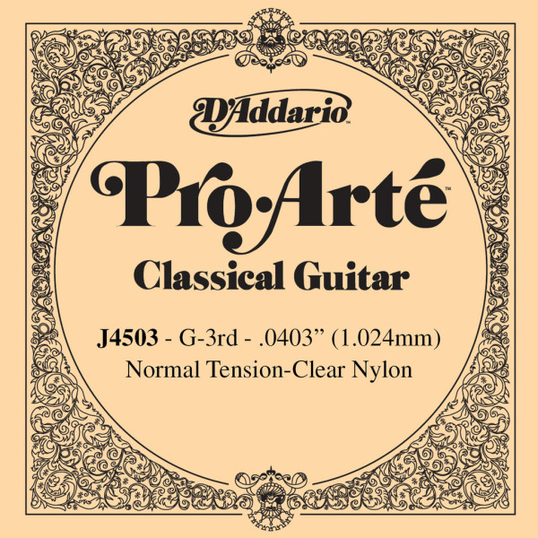 CUERDA CLASICA D'ADDARIO 3. 45