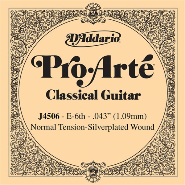 CUERDA CLASICA D'ADDARIO 6. 45