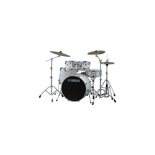 BATERIA YAMAHA STAGE CUSTOM PURE WHITE   SET HERRAJES HW 680w, sin platos.
