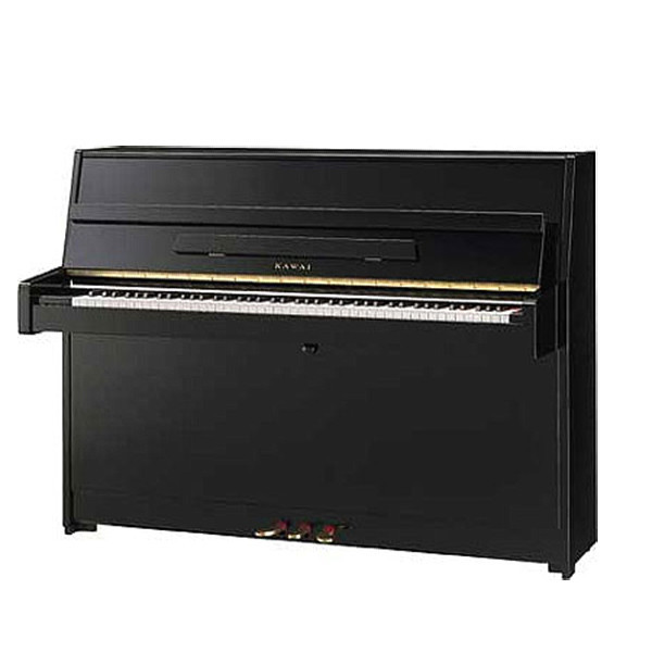 PIANO VERTICAL KAWAI K 15 M, NEGRO PULIDO (GAMA ESTUDIO)