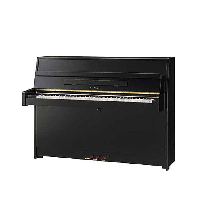 PIANO VERTICAL KAWAI K 15 M, NEGRO PULIDO (GAMA ESTUDIO)