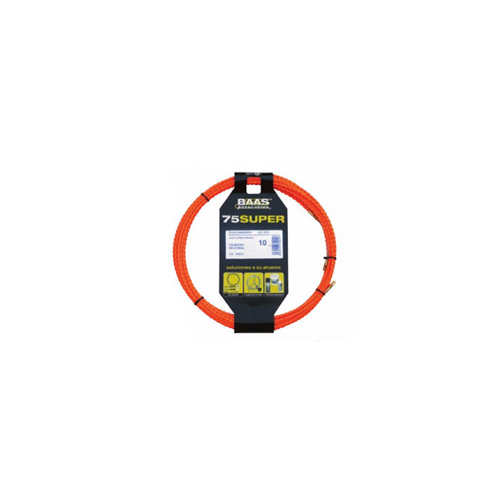 Guia pasacables poliester monofilamento helicoidal 4,5mmx10m