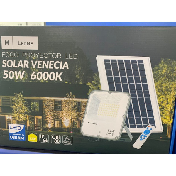 Foco Proyector Led Solar Venecia 50W - 6000K