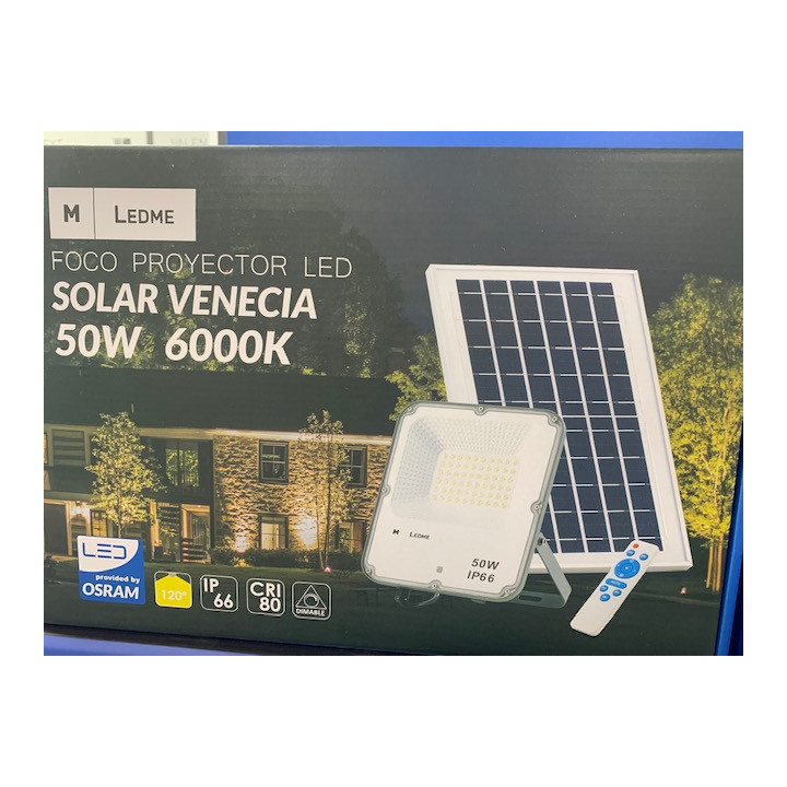 Foco Proyector Led Solar Venecia 50W - 6000K