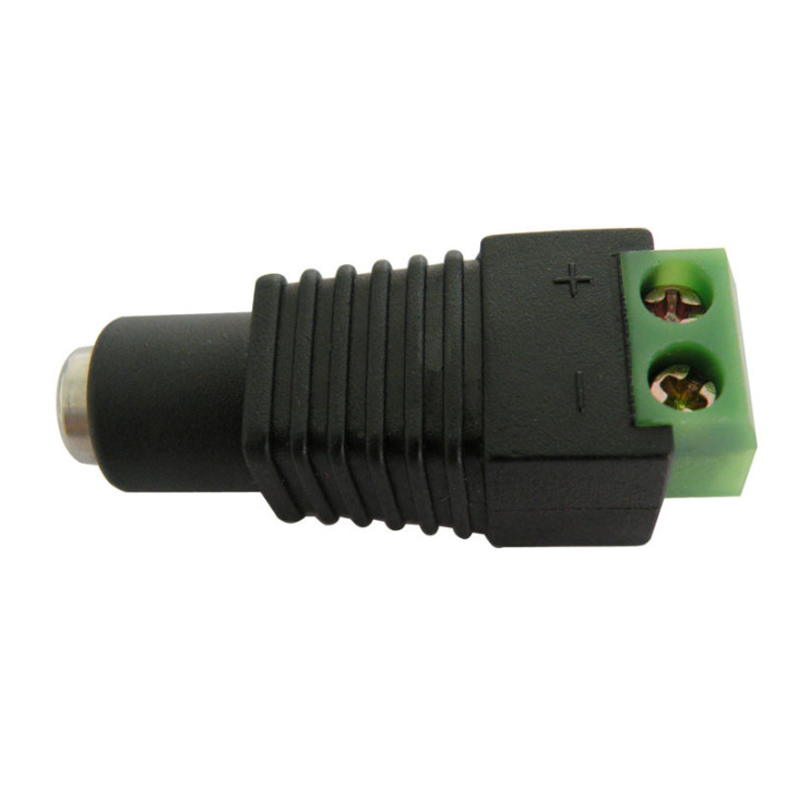 CONECTOR JACK 2.5 ALIMENTACION HEMBRA  A TORNILLOS
