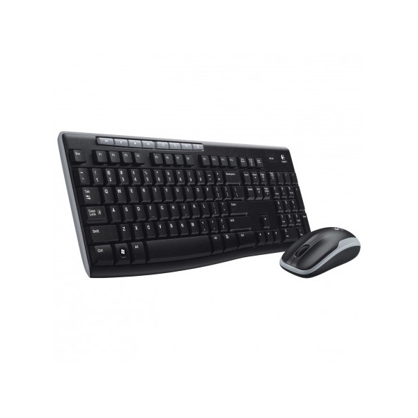 TECLADO Y RATON INALAMBRICOS LOGITECH DESKTOP MK270 2.4GHZ USB NEGRO 920-004513