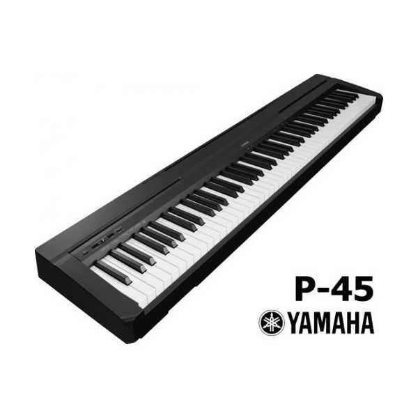 PIANO DIGITAL P-45 YAMAHA, 88 TECLAS NEGRO