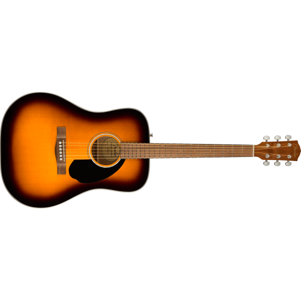 GUITARRA ACUSTICA FENDER FSR CD60S DREADNOUGHT SUNBURST ARCE FLAMEADO
