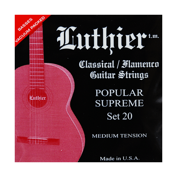 JUEGO CUERDAS CLASICA LUTHIER FLAMENCO MEDIA TENSION