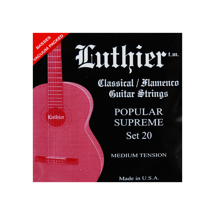 JUEGO CUERDAS CLASICA LUTHIER FLAMENCO MEDIA TENSION