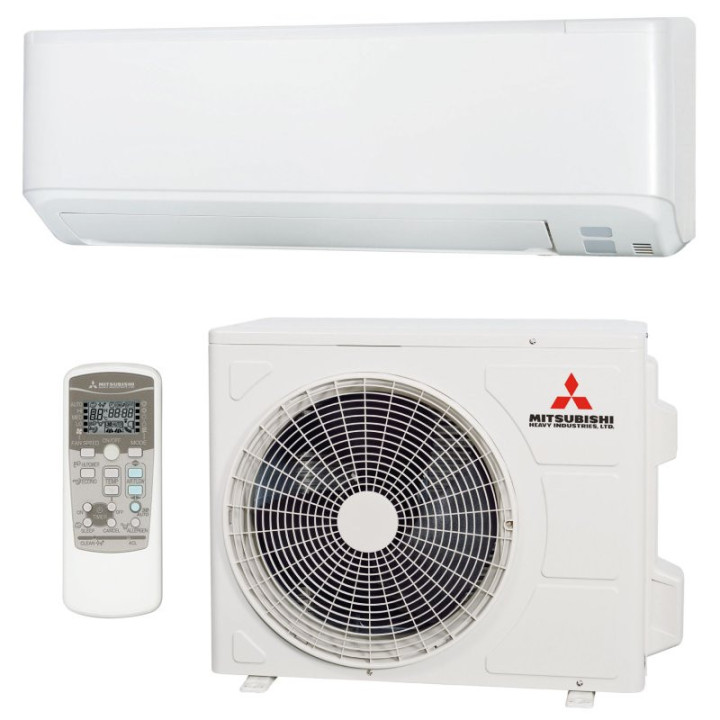 AIRE ACONDICIONADO SPLIT MITSUBISHI HEAVY 3000 FRIGORIAS INVERTER CON BOMBA DE CALOR A   WIFI OPCION
