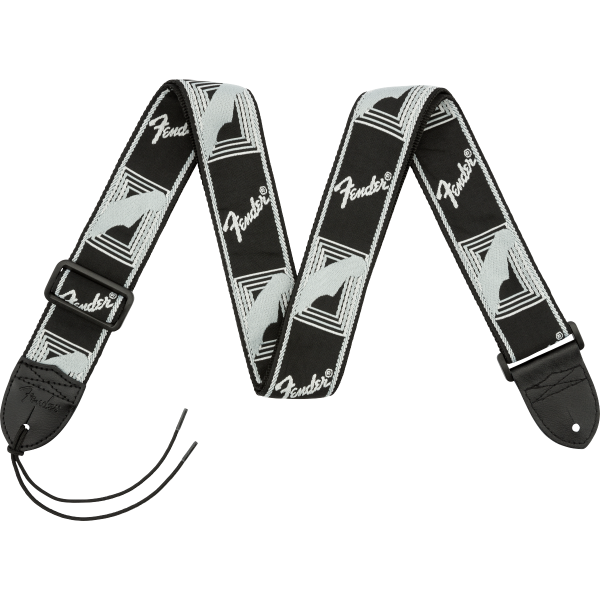 BANDOLERA FENDER LOGOTIPO NEGRO AZUL CLASICA