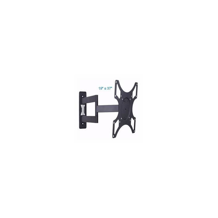 SOPORTE TV DIMELEC ARTICULADO DOBLE 13''-42'' PESO MAXIMO 20 KG. INCLINABLE COLOR NEGRO