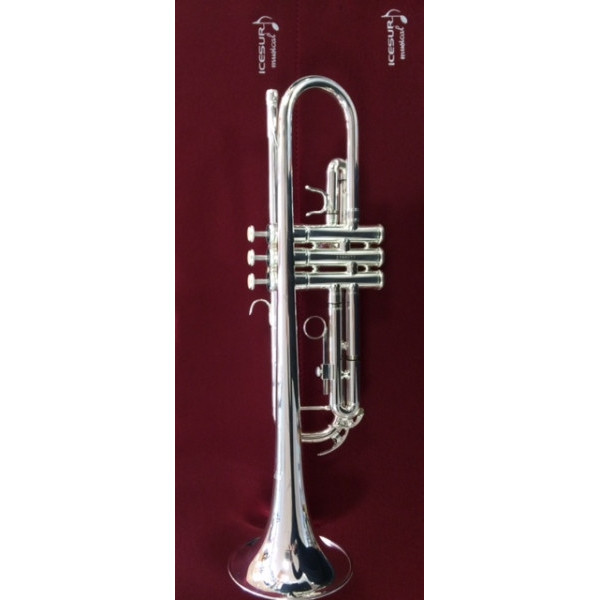 TROMPETA ZAFIRO GAMA PROFESIONAL PLATEADA 1060-4