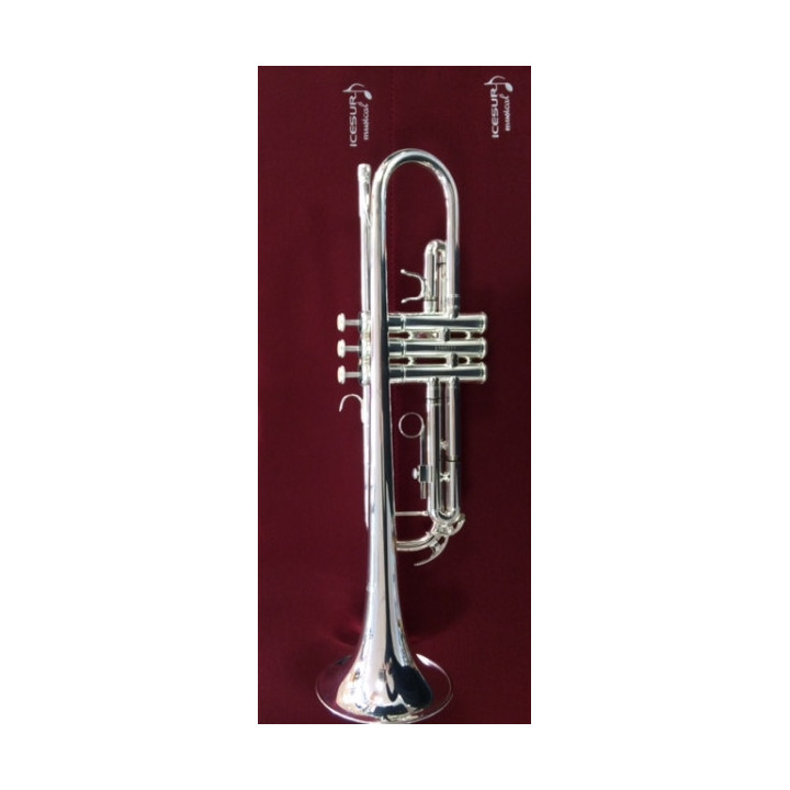 TROMPETA ZAFIRO GAMA PROFESIONAL PLATEADA 1060-4