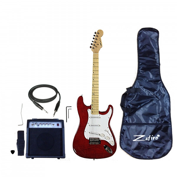 PACK GUITARRA  ELECTRICA COLORES  ZAFIRO