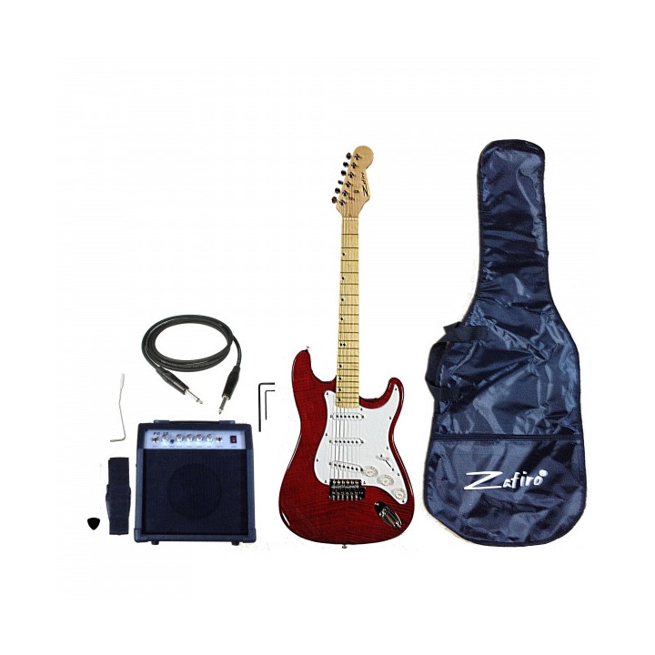 PACK GUITARRA  ELECTRICA COLORES  ZAFIRO