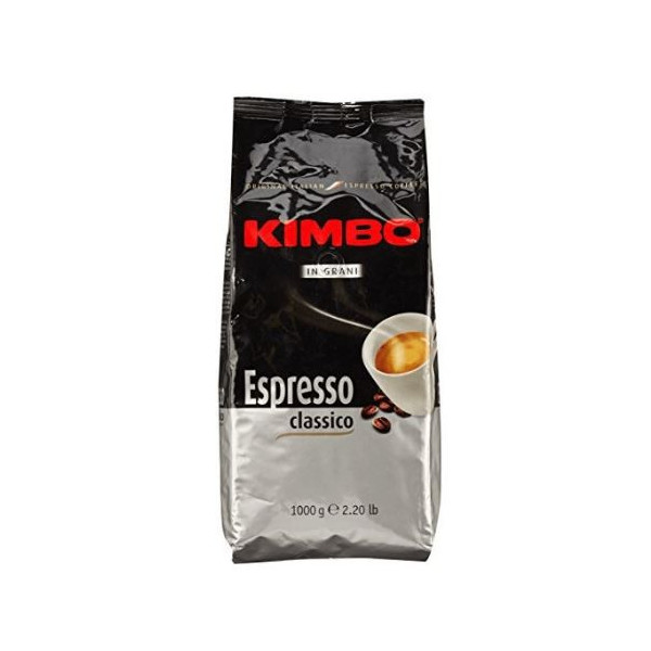 CAFE EN GRANO KIMBO CLASSIC 1KG SE COMPONE DE CAFE ARABICO Y CAFE ROBUSTA
