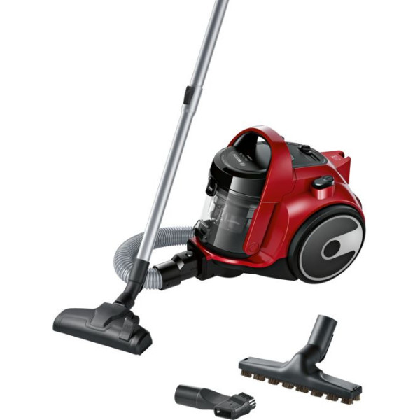 ASPIRADOR SIN BOLSA BOSCH SERIE 2 COLOR ROJA MOD. BGC05A322