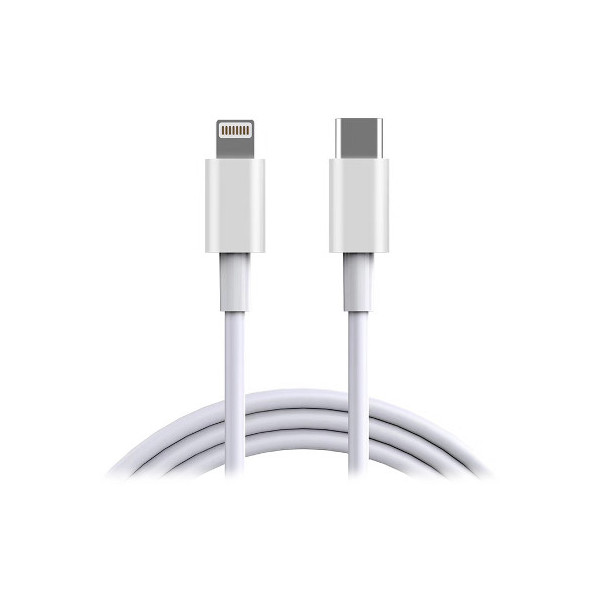 CONEXION TIPO C A LIGHTNING IPHONE CABLE DE CARGA Y DATOS 1 METRO