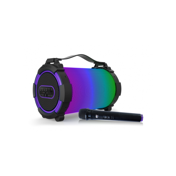 ALTAVOZ PORTATIL CON MICROFONO INALAMBRICO FONESTAR CON BATERIA 30W REPRODUCTOR USB/MICRO SD/MP3 BLU
