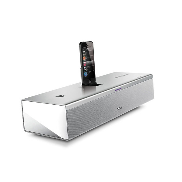 ALTAVOZ POR BLUETOOTH CONECTOR DOCK APPLE USB LOEWE COLOR PLATA