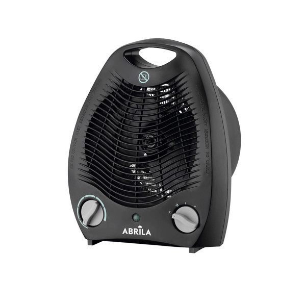 TERMOVENTILADOR ELECTRICO CANDIL 2000W NEGRO TERMOSTATO REG. 2POTENCIAS 3FUNCIONES, SIST. SEGURIDAD