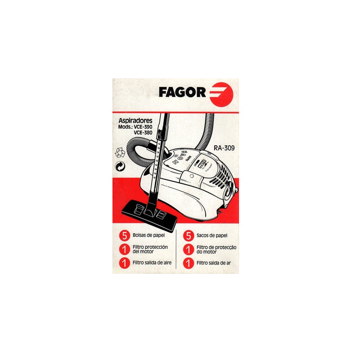 BOLSA ASPIRADORA FAGOR RA-309