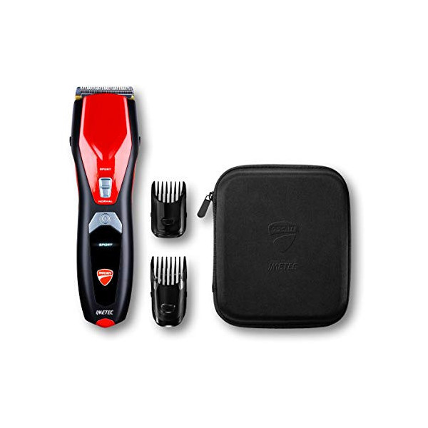 CORTAPELO DUCATI HC909 S-CURVE PROFESIONAL CON CUCHILLAS REVESTIDAS DE TITANIO, 2 VELOCIDADES, BATER