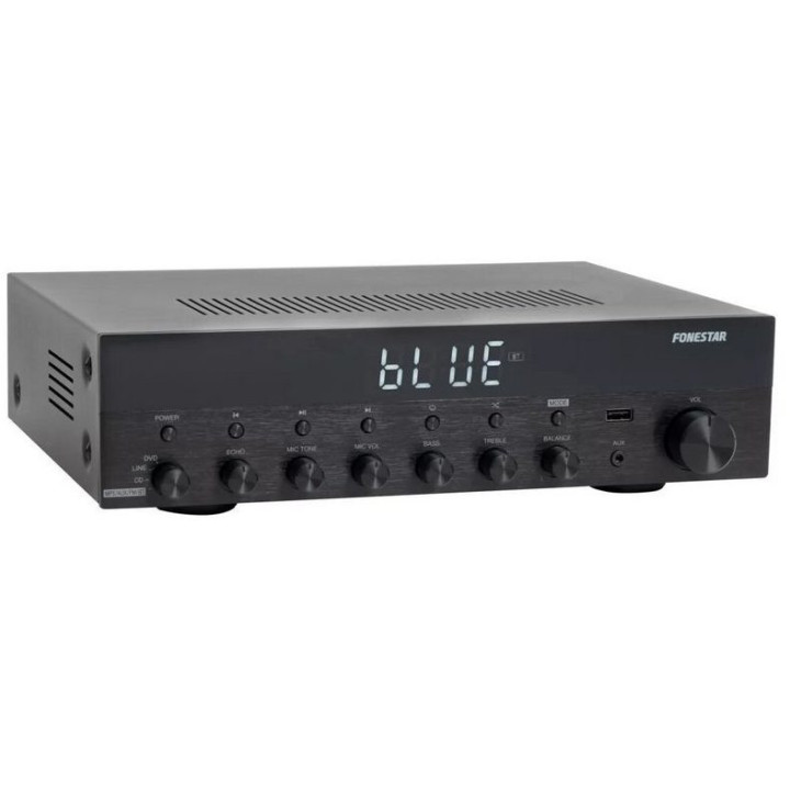 AMPLIFICADOR ESTEREO FONESTAR AS-3030 30 30W RMS BLUETOOTH, USB, SD, MP3 Y RADIO