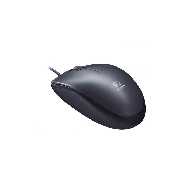 Raton Logitech M90/ Hasta 1000 DPI/ Gris