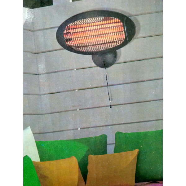 ESTUFA TERRAZA DE PARED HEPOLUZ 2000W 3 NIVELES DE POTENCIA 650/1.300/2.000W