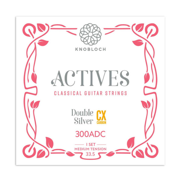 JUEGO CUERDAS CLASICA KNOBLOCH 300ADC CARBONO TENSION MEDIA