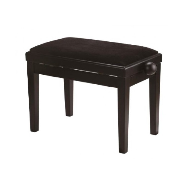 BANQUETA PIANO JINBAO REGULABLE NEGRO MATE