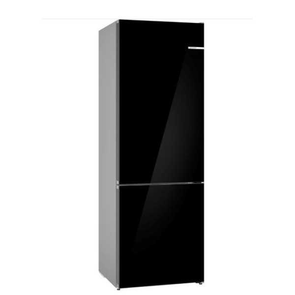 FRIGORIFICO COMBI BOSCH CRISTAL NEGRO 203x70 NO FROST CLASE C MOD. KGN49LBCF