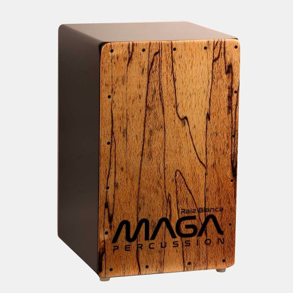 CAJON MAGA PERCURSION TAPA DE ABEDUL DE RAIZ EXOTICA MOD:MP-RAIZ-BLANCA